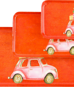 7746 TRAYS JOLLY CHEER S/3